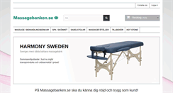 Desktop Screenshot of massagebanken.se