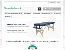 Tablet Screenshot of massagebanken.se